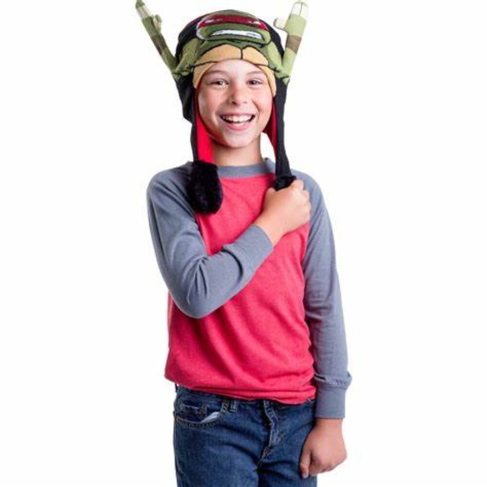 Flipeez TMNT Raphael Beanie Toque OS - Picture 3 of 3